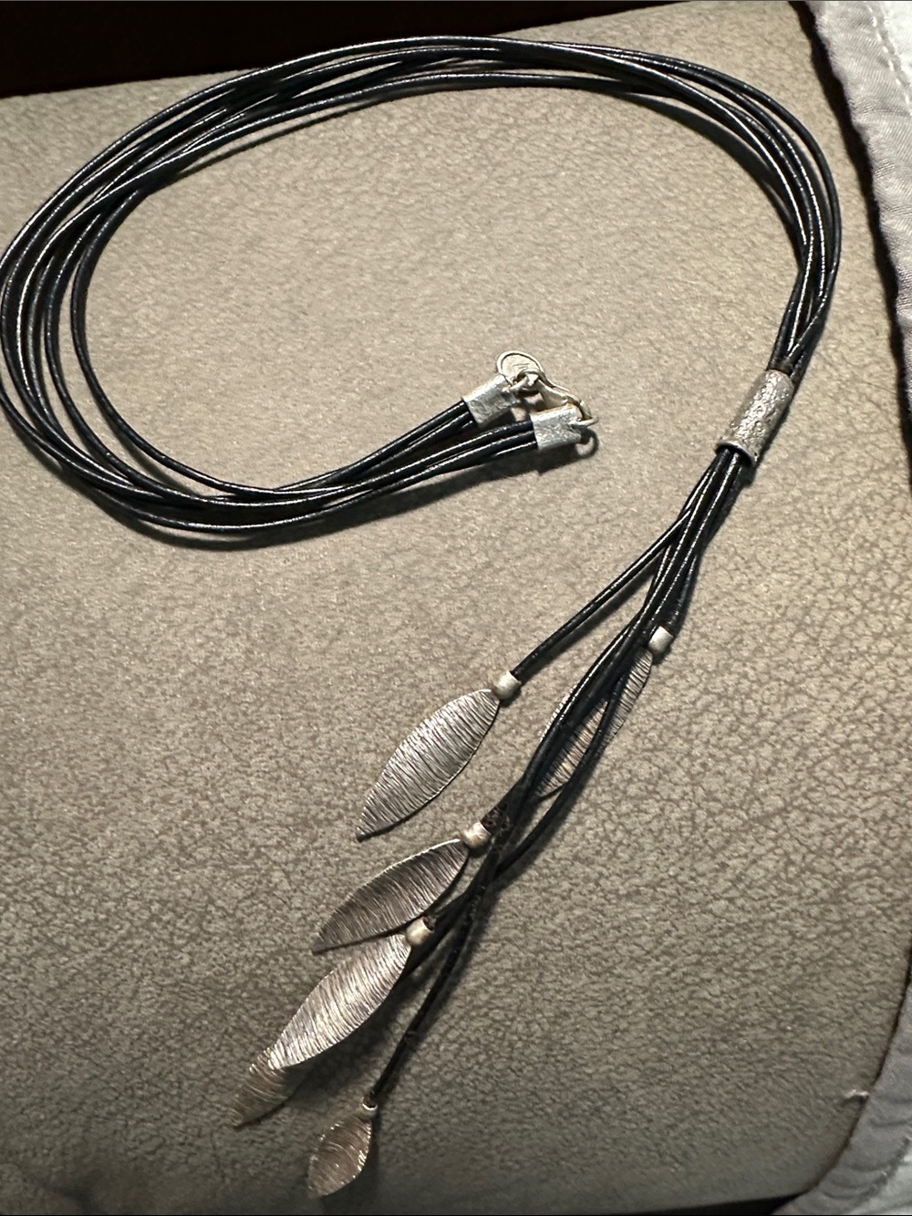 Silpada Layered Leaf necklace